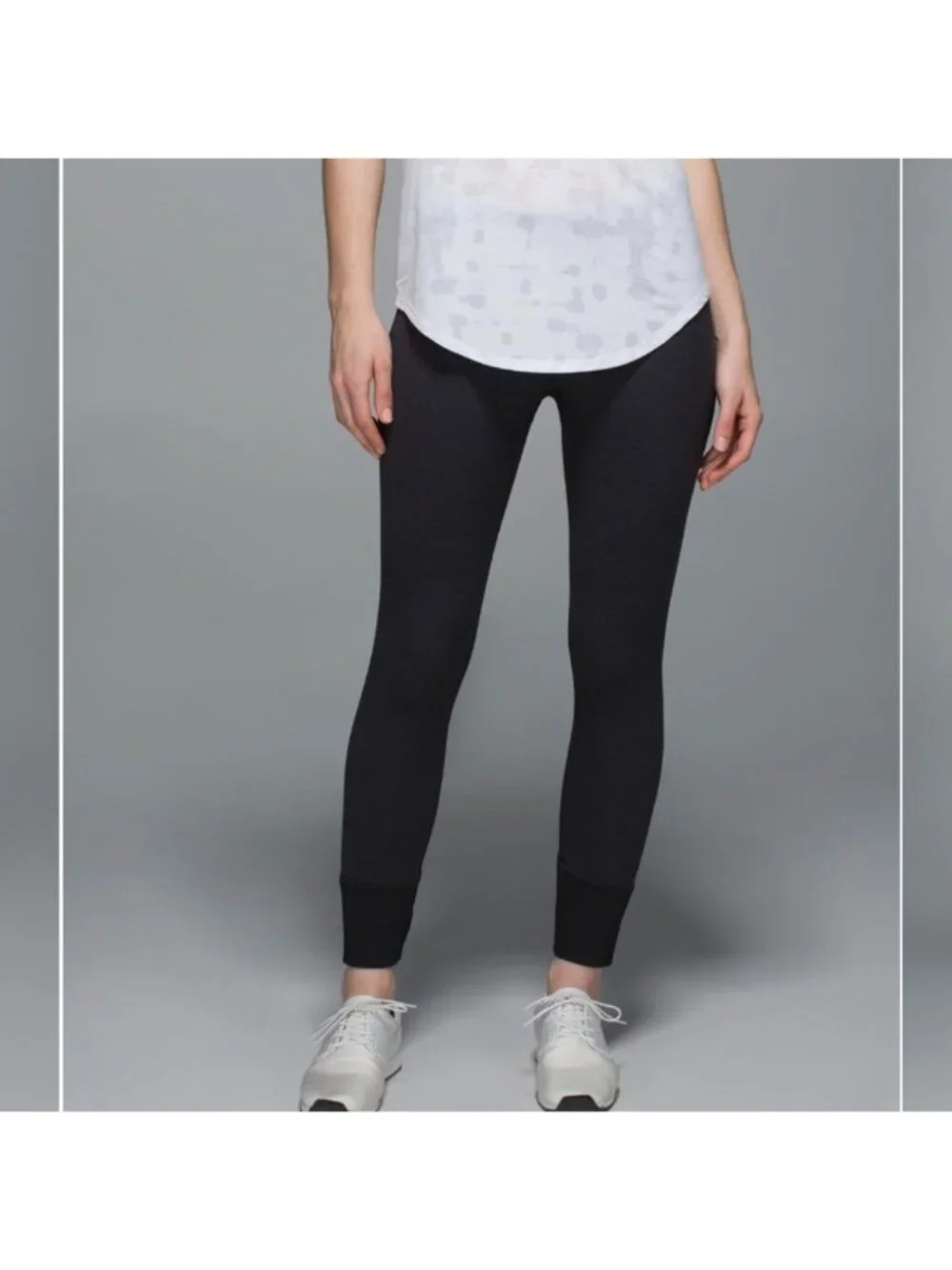 Lululemon Ebb To Street Pant Heathered Black (looks like a dark coal)